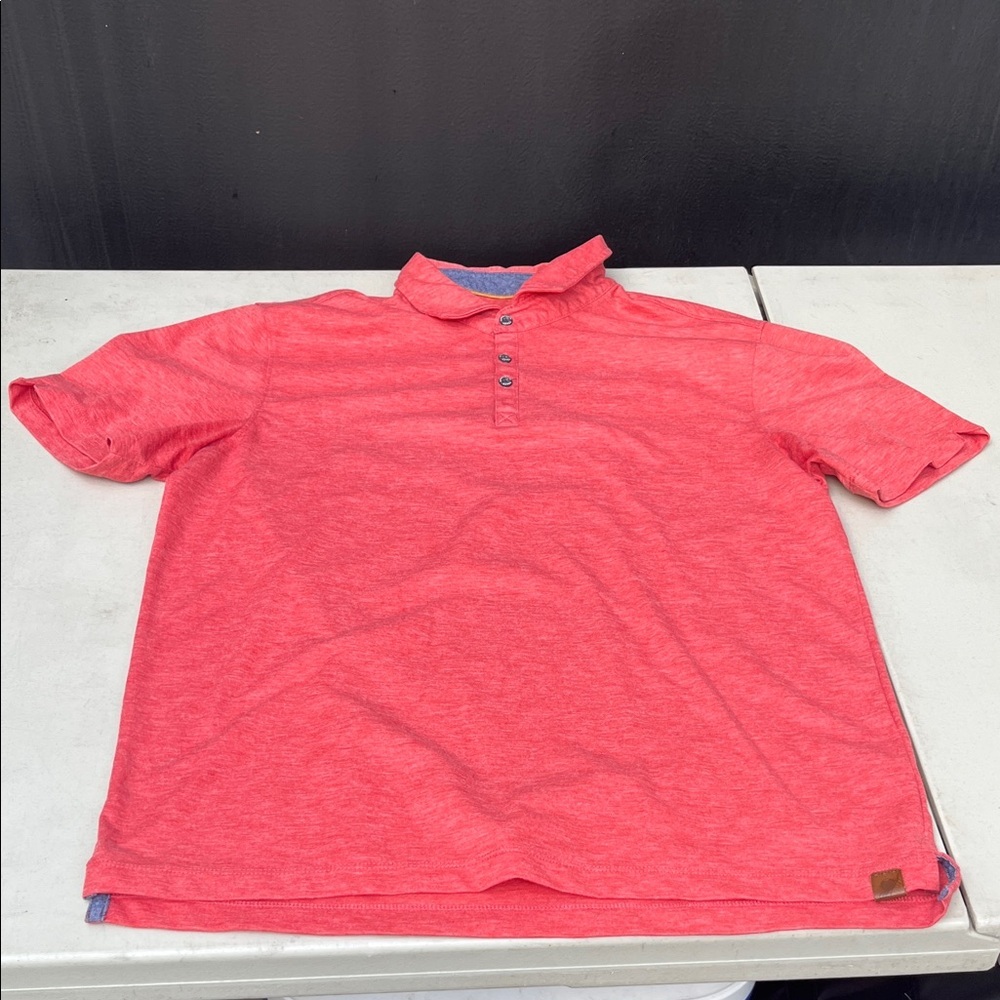 Classic Red Polo Shirt for Men large new no tags